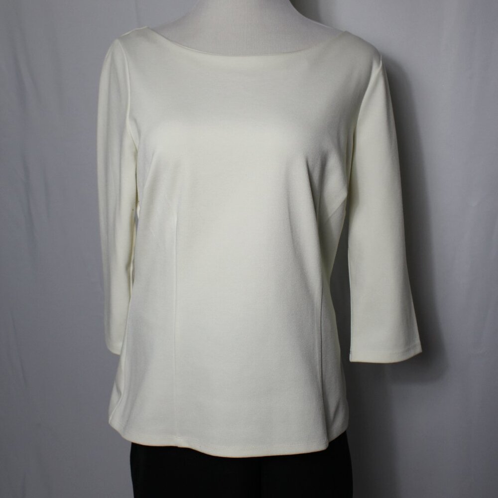 Ann Taylor Ivory Blouse Women's Large